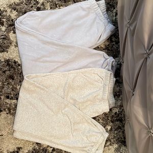 Blue and Light Gray Sweatpants girls XL